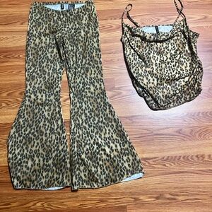 2 piece leopard set